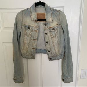 Hollister & Co. Distressed Jean Jacket
